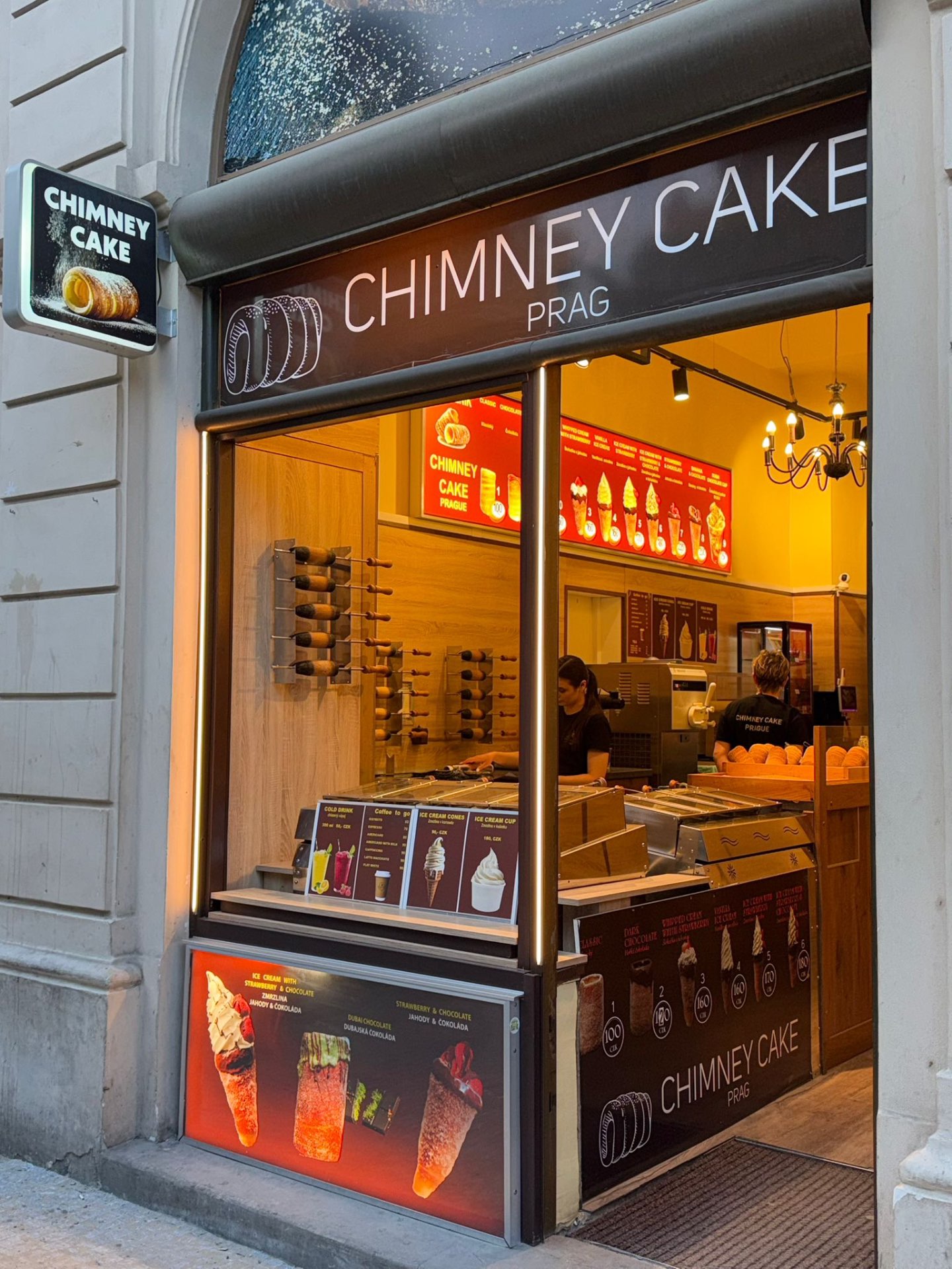 Chimney Cake Prag atmosphere