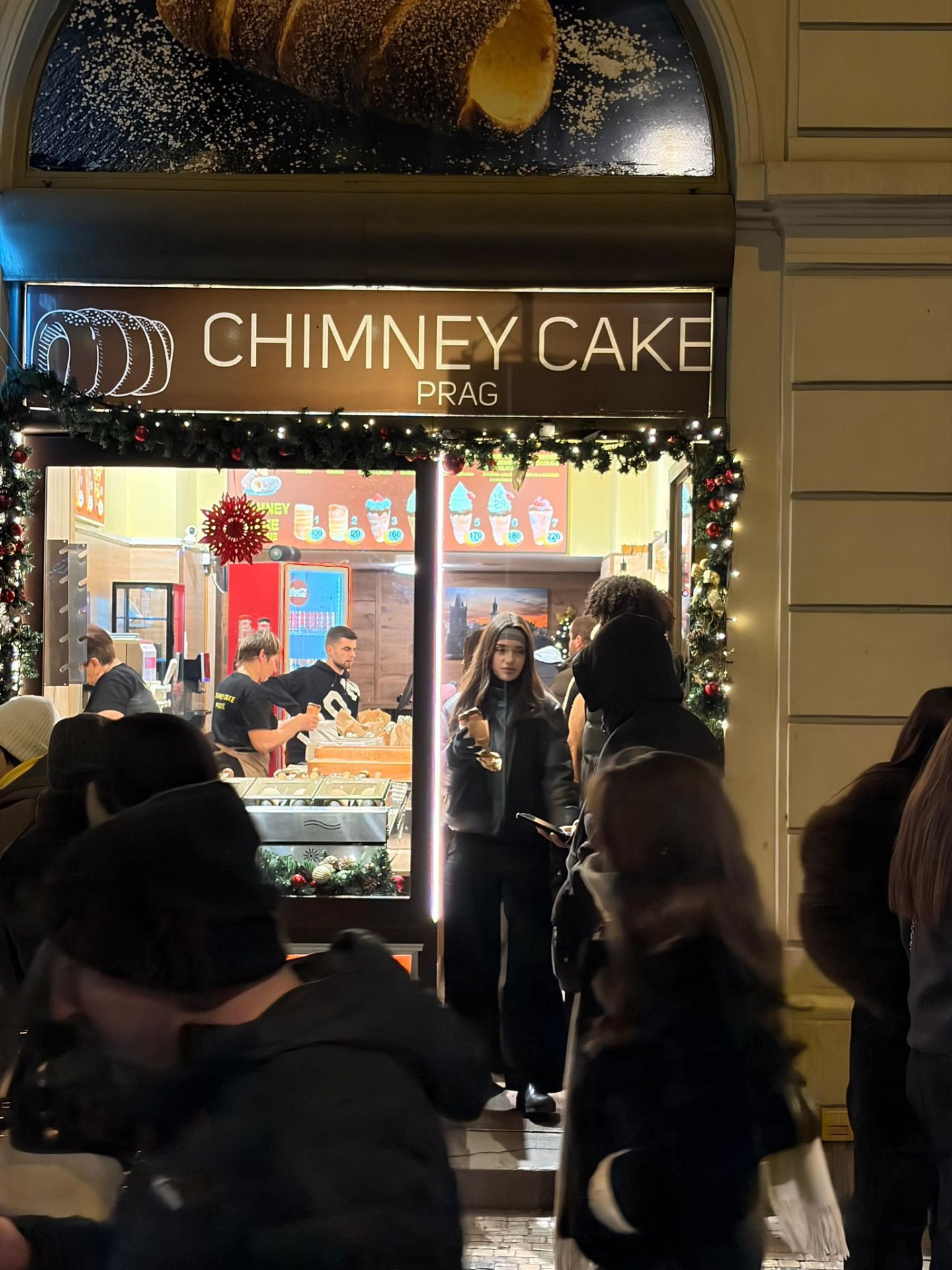 Chimney Cake Prag atmosphere