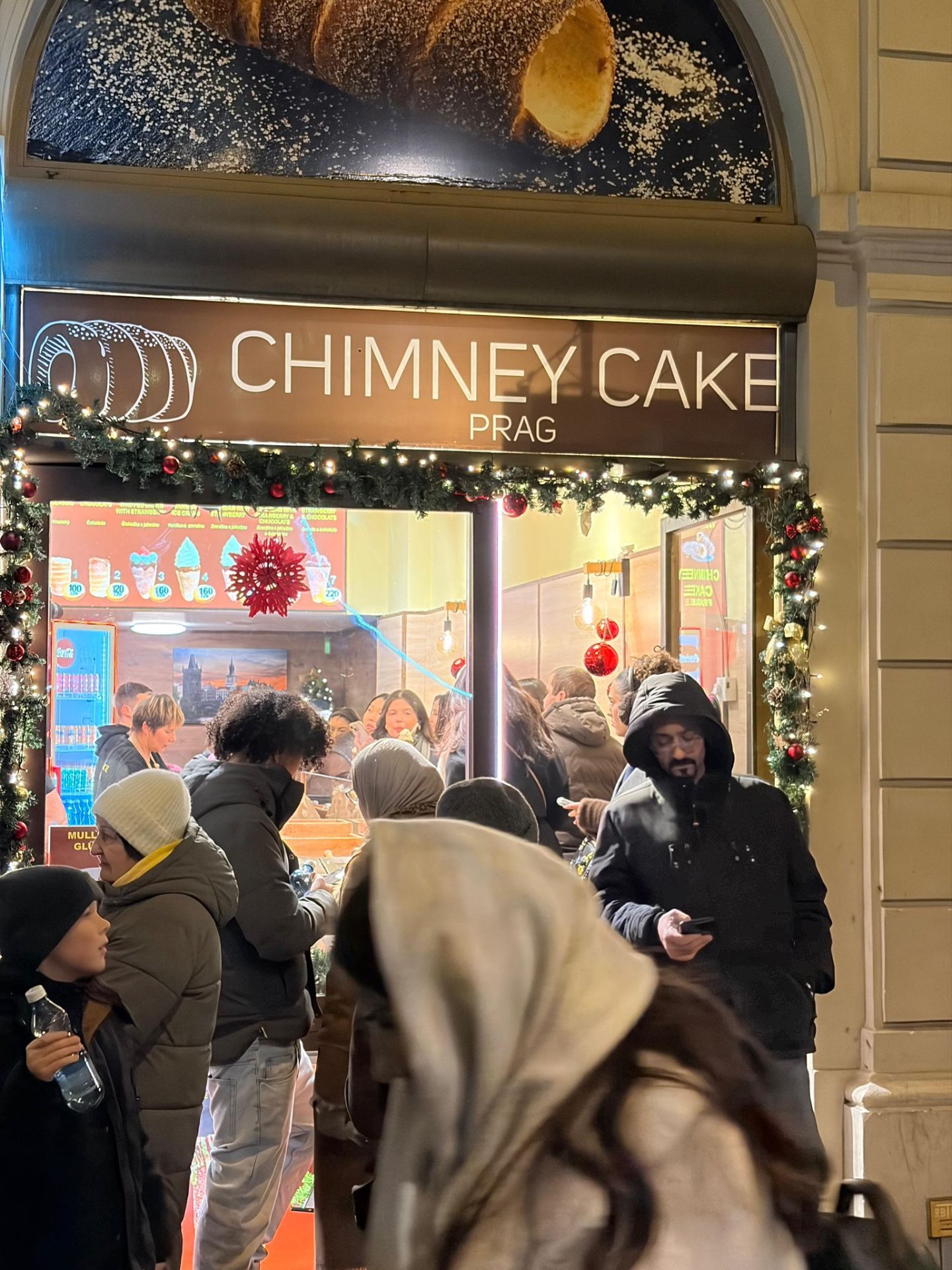 Chimney Cake Prag atmosphere